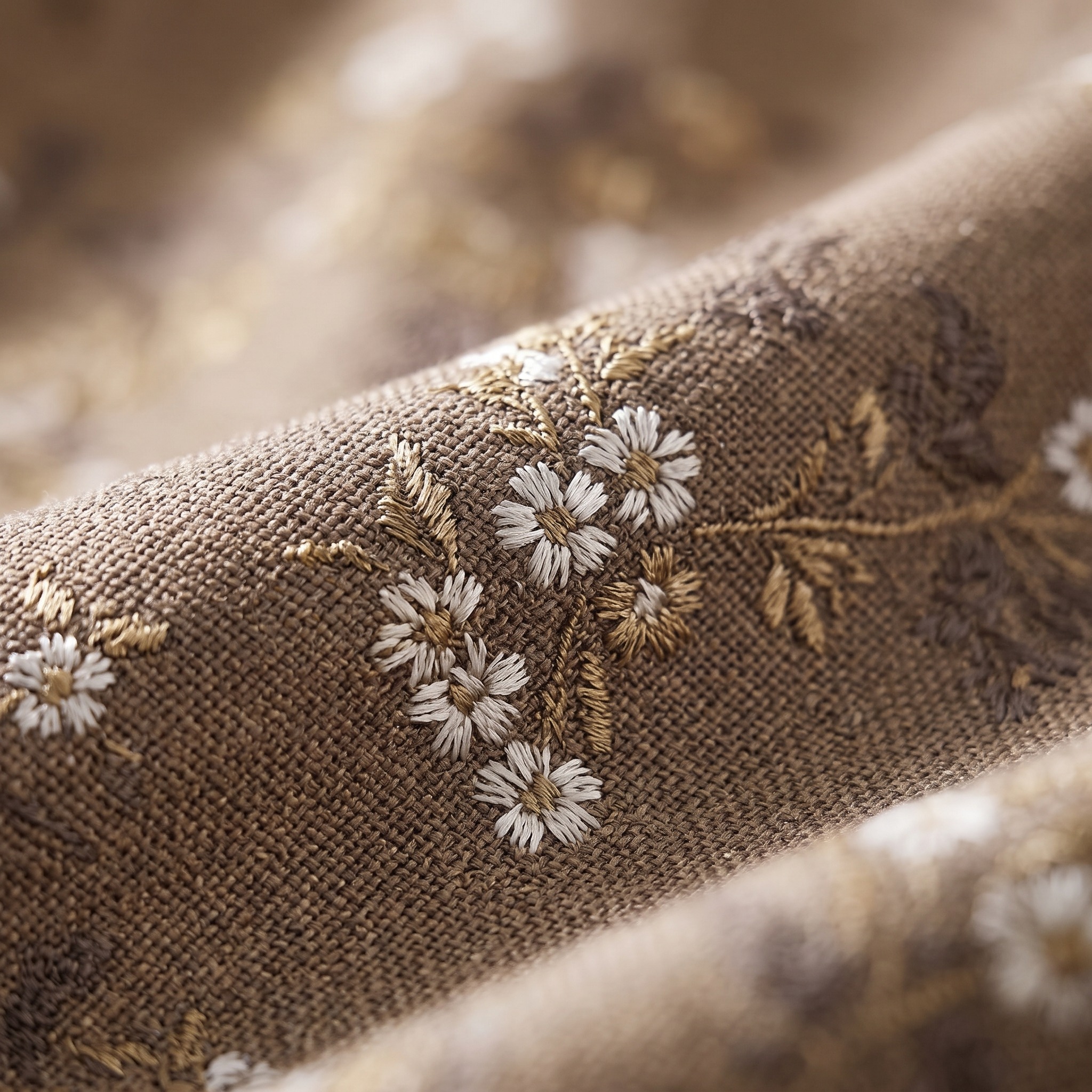 Elegant Floral Blackout Curtains - Image 2